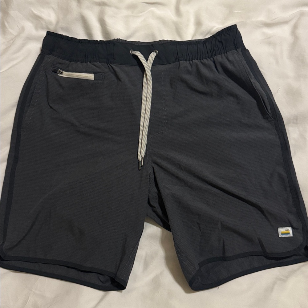 Vuori Charcoal Gray Athletic Shorts